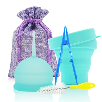 

Medical Silicone Lady Menstrual Cup Sterilizer Feminine Hygiene Menstrual Cup Sterilizing Menstrual Cup for Women Period Cup