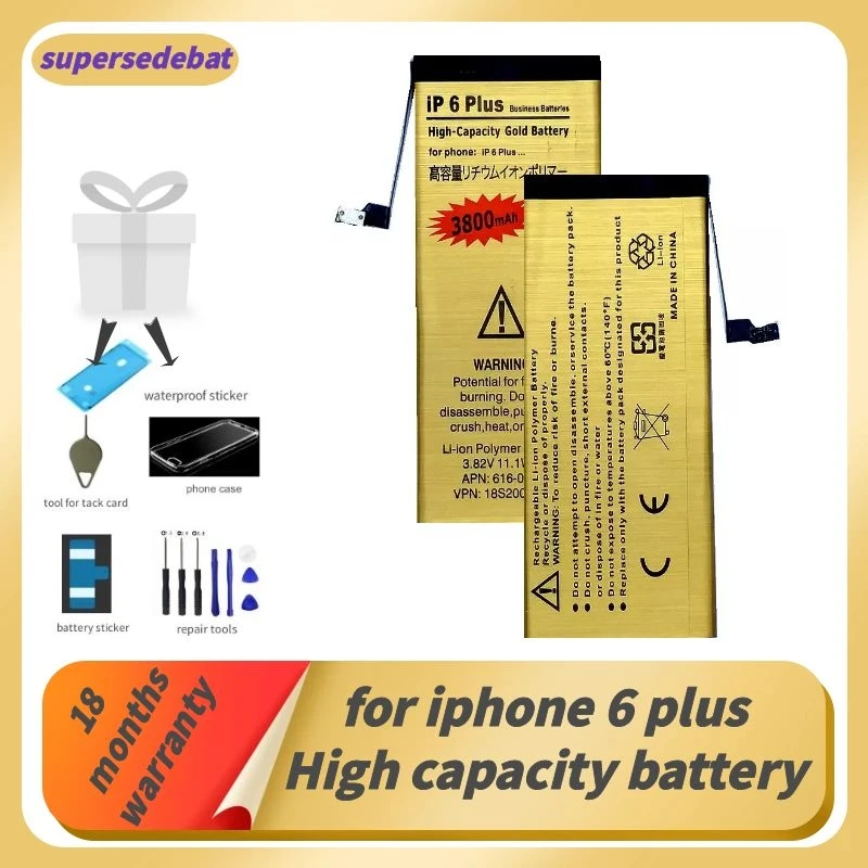 

Supersedebat for Iphone 6 Plus Auxiliary Battery for Iphone 6plus for Iphone6 Plus Accumulator Battery Intelligent Mobile Phone