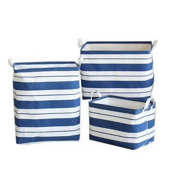 

Foldable Storage Bin Set of 3,Sturdy Fabric Storage Basket with Handles for Organizing Shelf Nursery Home Closet