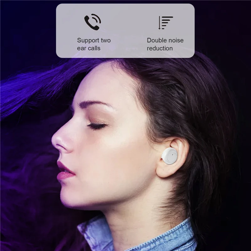 TWS Bluetooth Earphone in ear HiFi Stereo Wireless Earbuds Battery Display Charging Box With Mic Call 5 0 For iPhone Android