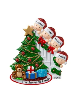 

2020 Christmas Decoration Gift Personalized Family Christmas Hanging Pendants Pandemic -Social Party Ornament
