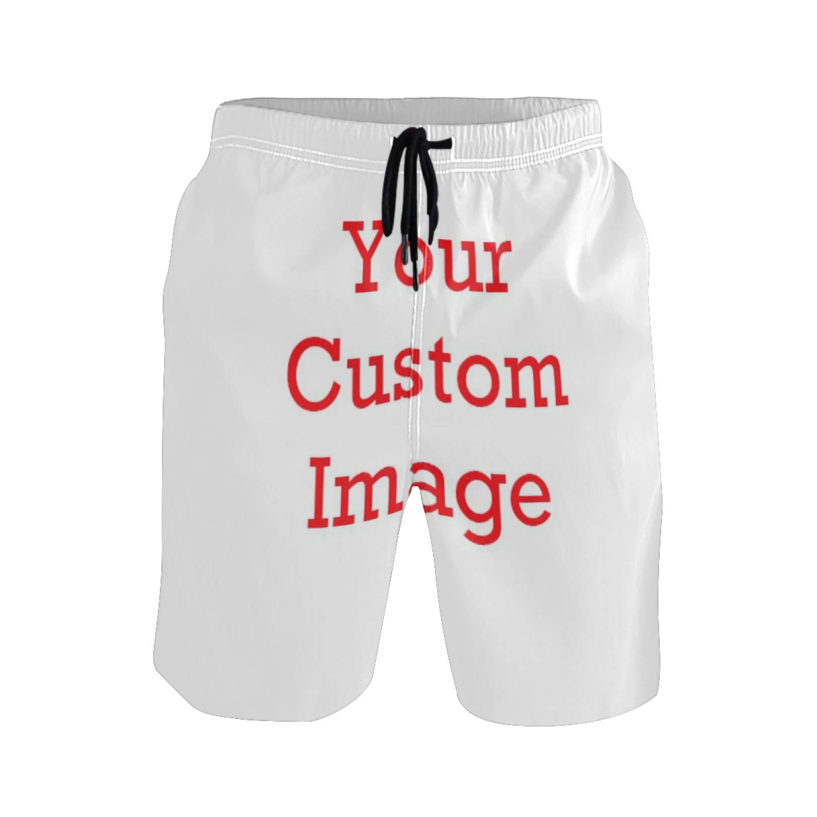 Men's Beach Shorts Custom pattern Style Swim Trunks Quick Dry Casual Polyester Swim Shorts with Mesh Lining and Pockets 2