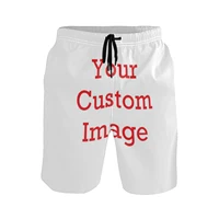 Men's Beach Shorts Custom pattern Style Swim Trunks Quick Dry Casual Polyester Swim Shorts with Mesh Lining and Pockets 2