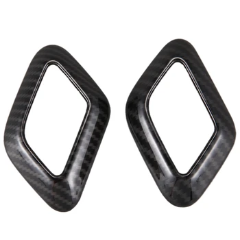 

for Ford F150 F-150 Gear Shift Knob Trim Cover Decoration Bezel Carbon Fiber 2015-2019