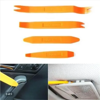 

4pcs Set Car Radio Door Clip Panel Trim Dash Audio Removal Installer Pry Tool Audio Companion Panel Kits Interior Accessories 4