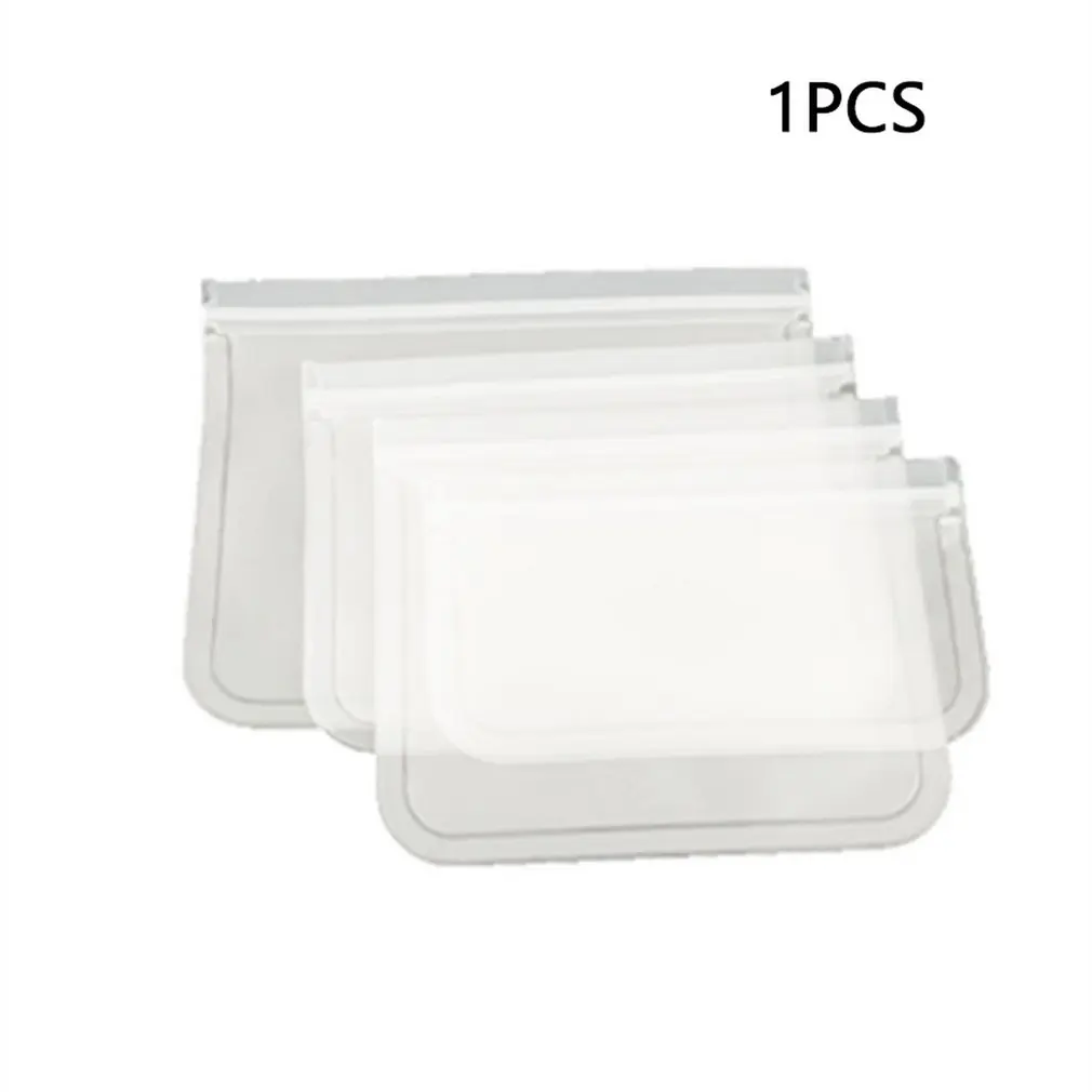 

Food bag waterproof and fresh-keeping translucent ziplock bag Leakproof Refrigerated safety Food packaging