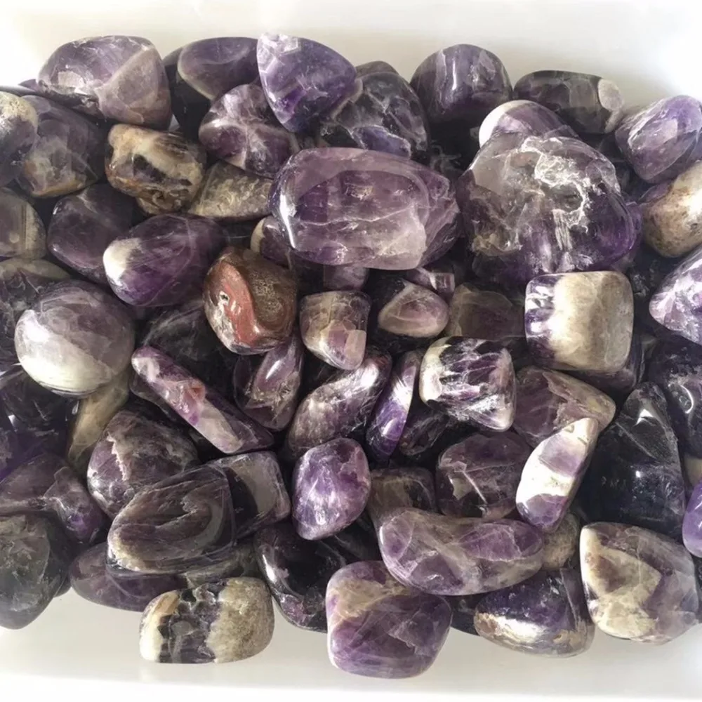 Dream amethyst tumbled stones (6)