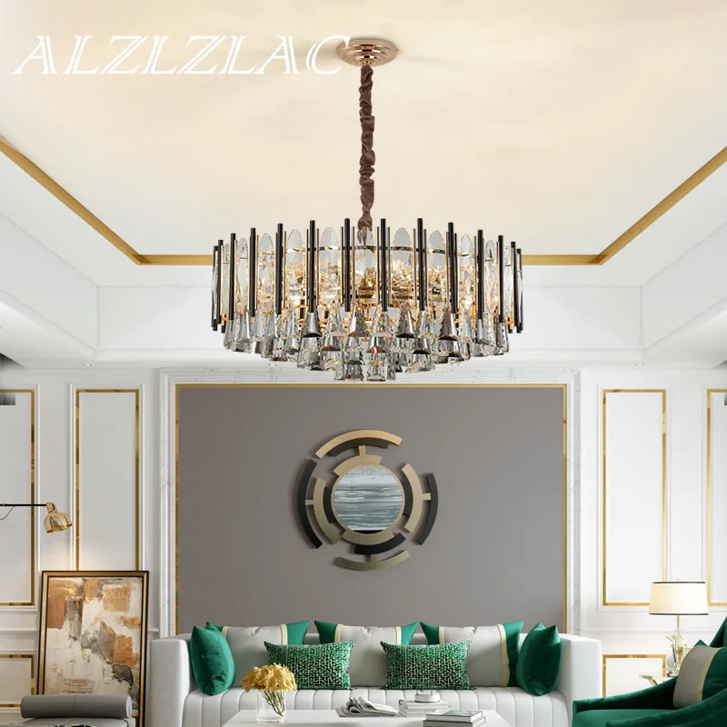 

Led Chandelier For Living Room Bedroom 2021 Dining Room Kitchen Hong Kong Style Luxury Crystal Ceiling Lamp Indoor Lighting