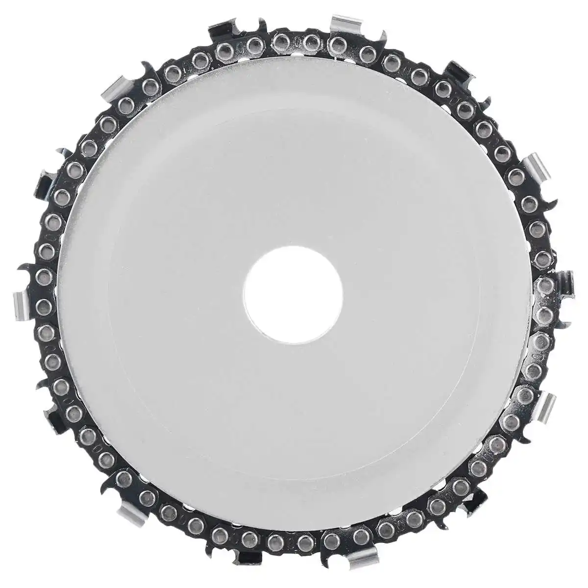 5 Inch Diameter 22mm Arbor Wood Carving Disc 14 Tooth Cut Chainsaw Disc for Angle Grinders Cut Carve Shape