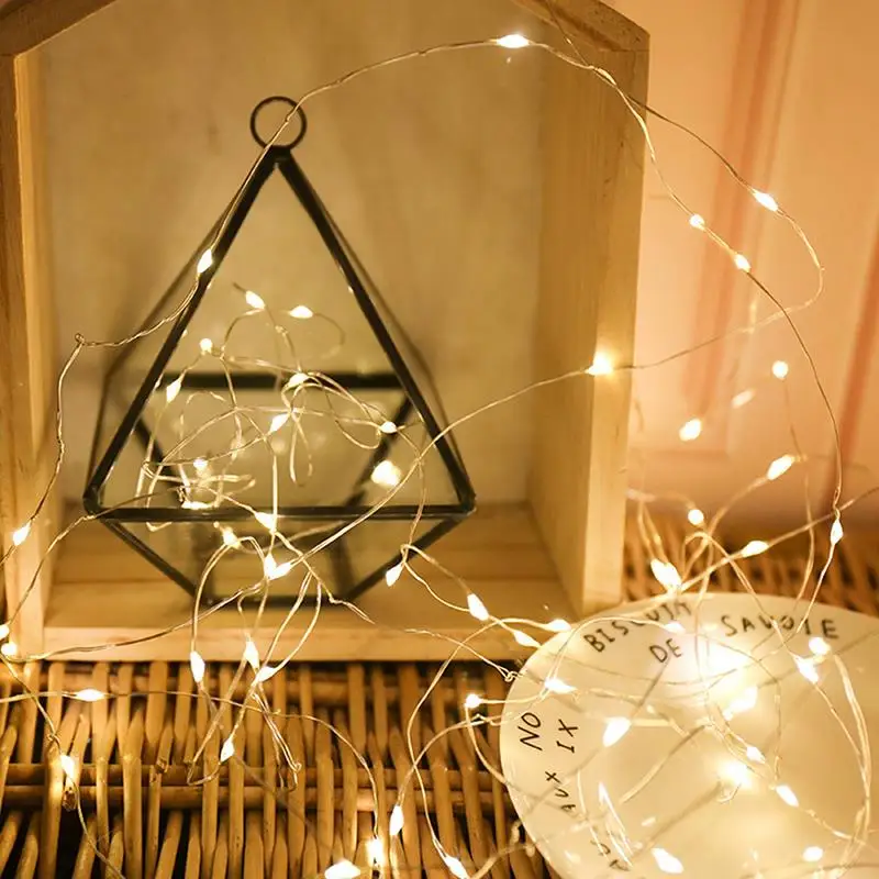 

16.4FTChristmas String Light USB Fairy Light Remote Control Night Lights Copper Wire For Garland Bedroom Wedding Decoration Lamp