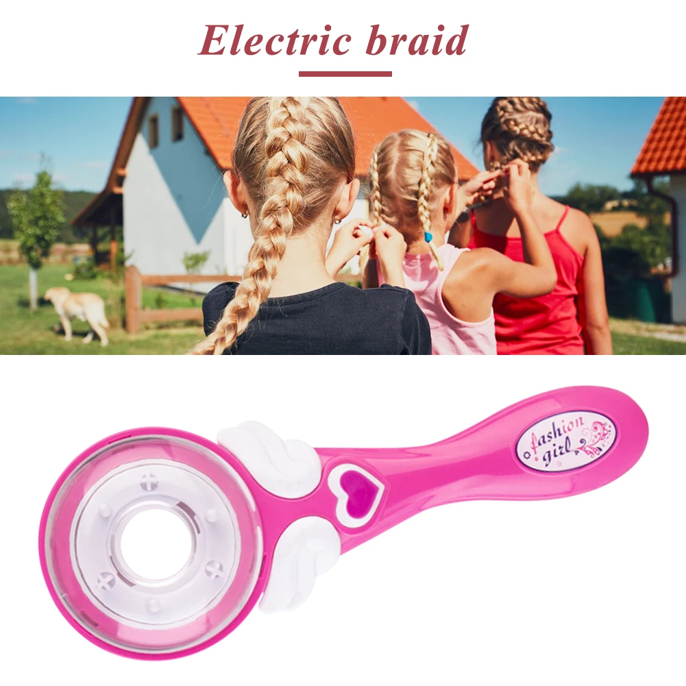 DIY קולעת תסרוקת כלי חשמלי אוטומטי שיער Braider טוויסט Braider מכונת Weave תסרוקת רולר מכונת סט ילד מתנה