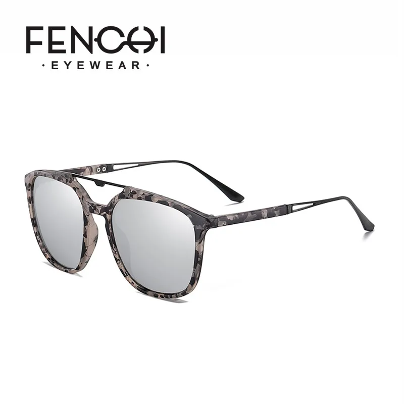 Очки солнцезащитные FENCHI TR поляризационные для мужчин и женщин авиаторы розового