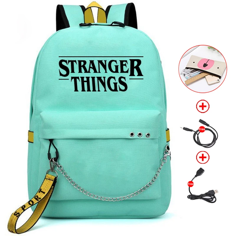 Странные вещи сумка Billie Eilish рюкзак для подростков мальчиков девочек детские школьные сумки Рэппер Женская Повседневная сумка студенческий рюкзак - Цвет: CG5321