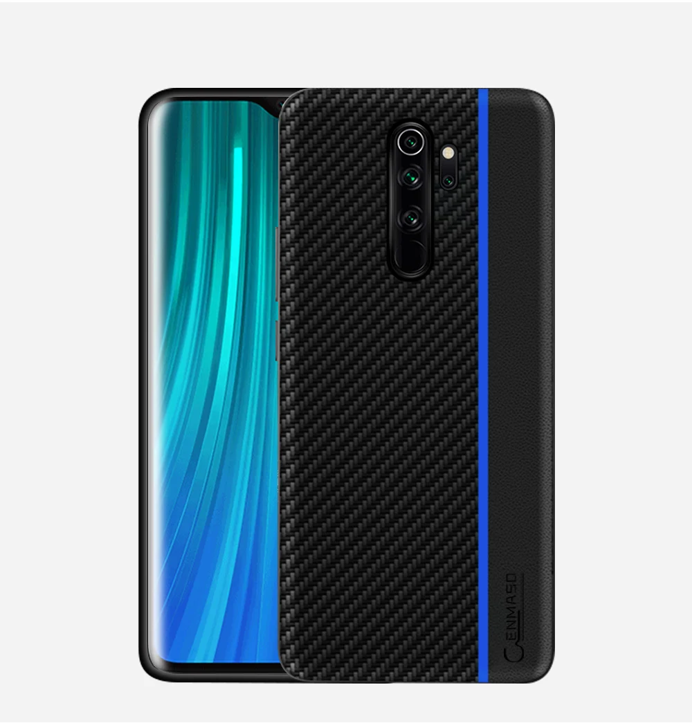 Для Redmi Note 8 Pro чехол Оригинальное углеродное волокно из искусственной кожи Защитная задняя крышка для Xiaomi Redmi Note 8 Pro Note 7 5 K20 Pro Чехол