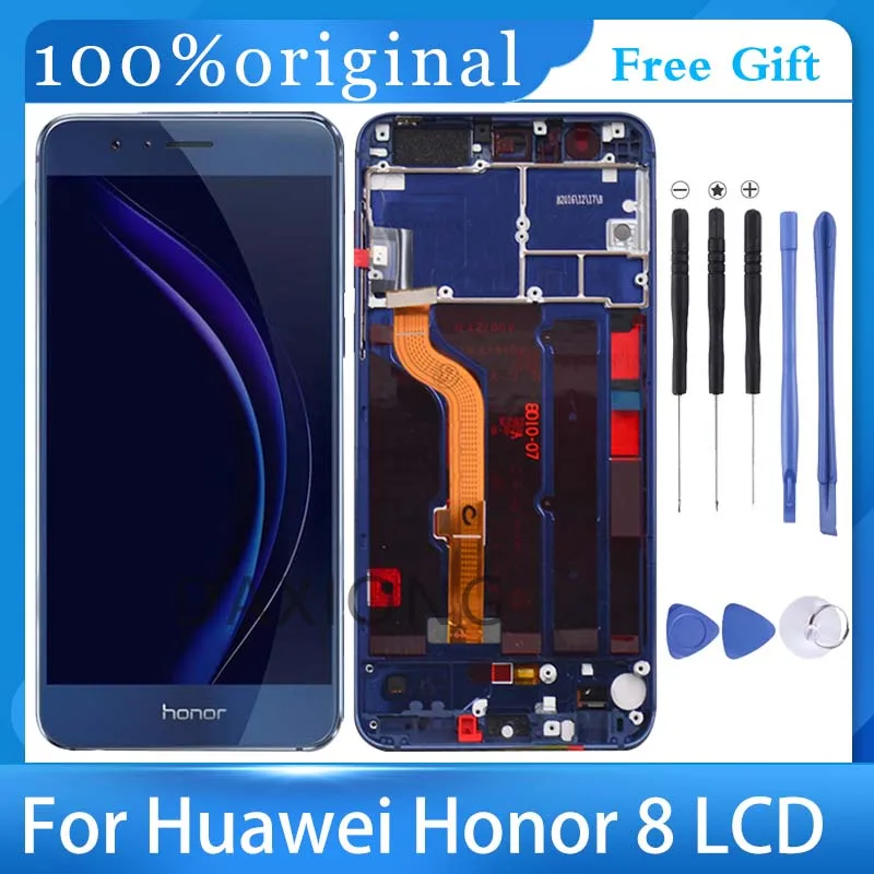 5 2 &quotдля Huawei Honor 8 ЖК-дисплей сенсорный экран для с рамкой FRD-L19 FRD-L09 Замена |