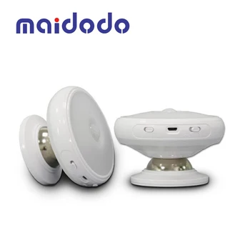 

360 Degree Rotating Rechargeable LED Night Light Security Wall Lamp Motion Sensor Light for Bedroom Stair Kitchen Lights