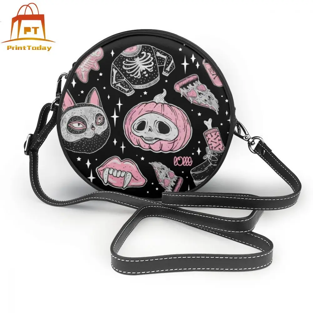 

Pumpkin Shoulder Bag Pumpkin Leather Bag Pattern Multi Purpose Women Bags Crossbody Women Mini Round Purse