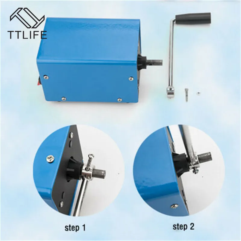 

TTLIFE High Power Charger Portable Emergency Hand Power Hand Crank USB Opladen Emergency Survival Blauw Hand Crank Generator