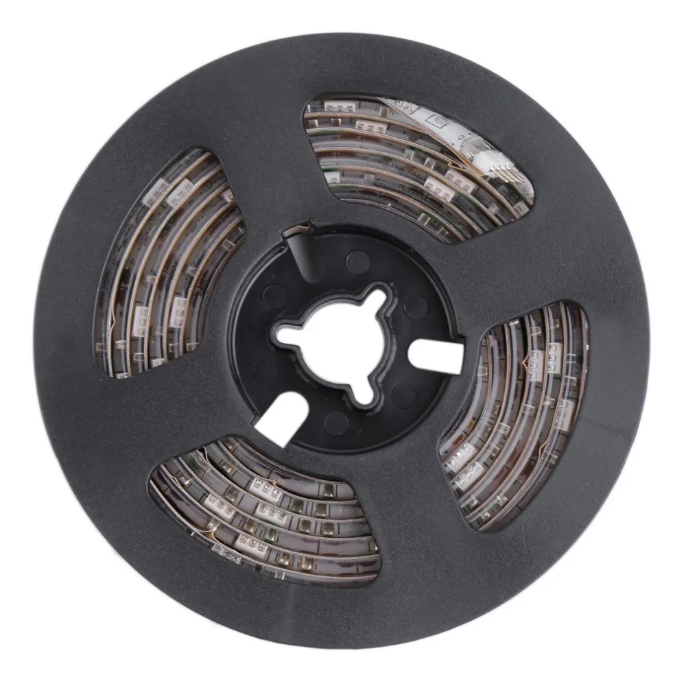 Светодиодная лента 2 м/1,5 м/1 м/0,5 м 5050 SMD RGB/теплый/холодный светодиодный гибкая лента, Полоска, струнная лампа с батарейным отсеком, Водонепроницаемая IP65