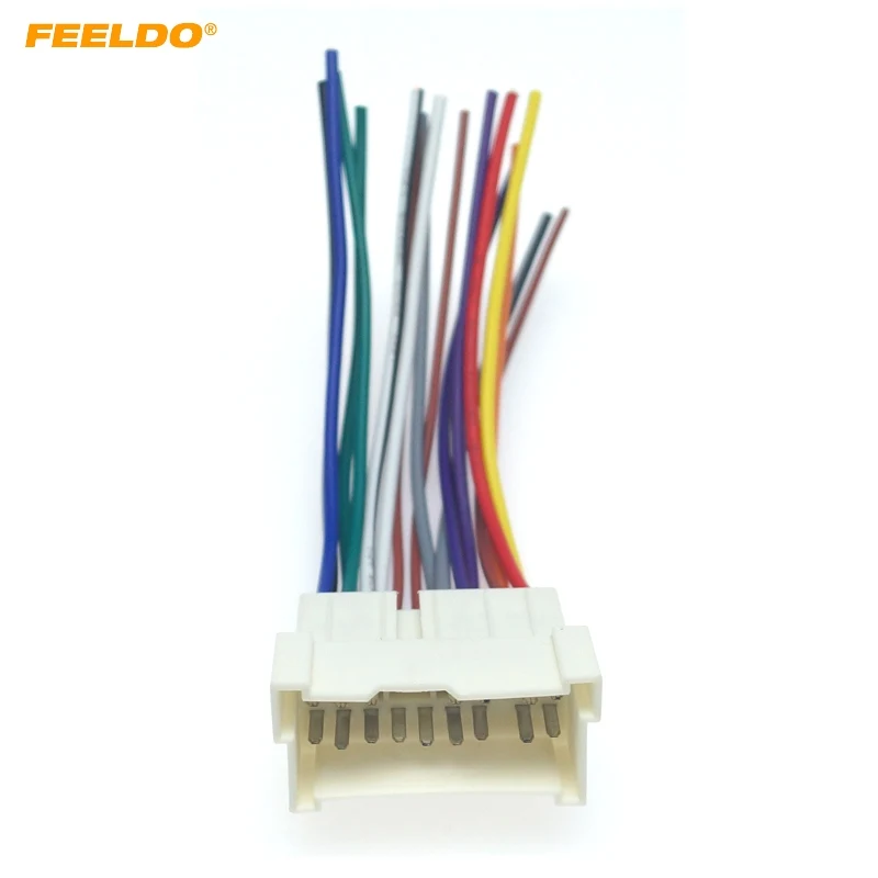 FEELDO Car OEM Audio Stereo Wiring Harness Adapter For Hyundai/KIA(01~05) Install Aftermarket CD/DVD #2053 | Автомобили и