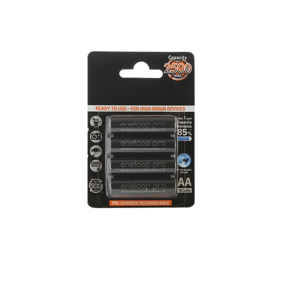 Аккумулятор аа 1600 ма ч panasonic eneloop. Panasonic eneloop pro bk-3hcde/4be. panasonic eneloop pro aa 2500. аккумуляторы eneloop pro 930mah (bk-4hcde/4be) в блистерах по 4 шт.. eneloop pro aaa.