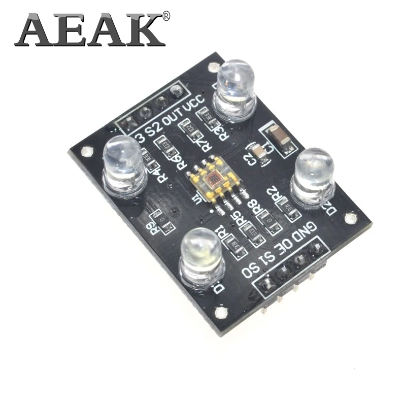 Модуль детектора цветного датчика TCS230 TCS3200 вход 3 5 в постоянного тока|dc dc|input module |