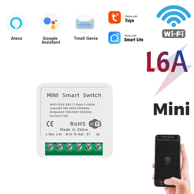 Умный светильник ель света Wi Fi 2 4 ГГц 16 А|Модули для умного дома| |
