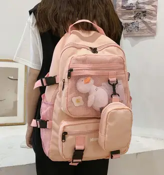 

JOYPESSIE Backpack Waterproof Nylon Backpack For Teenage Girls High Capacity Shoulder Bag Fashion School Bags Bagpack Travel