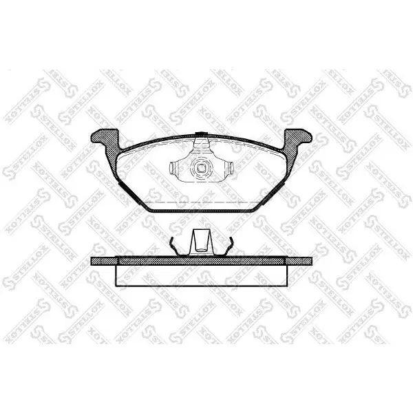 Колодки дисковые п.\ Audi A3 1.6-1.9TD 96-03,Skoda Octavia 1.4/1