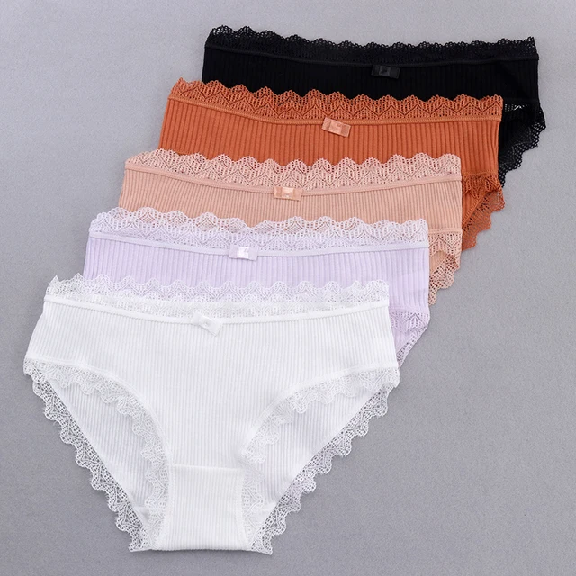 1PC Cotton Panties Women Comfortable Underwears Sexy Middle