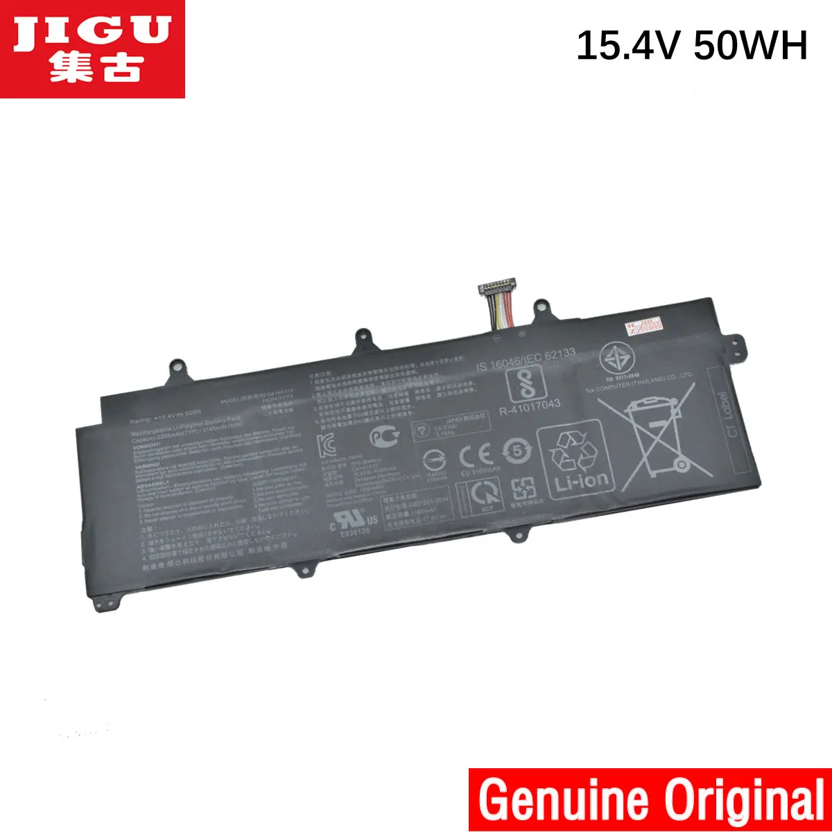 Оригинальный аккумулятор JIGU для ноутбука C41N1712 C41PKC5 Asus GX501 GX501G GX501VS GX501VIK GX501GS GX501VSK ROG