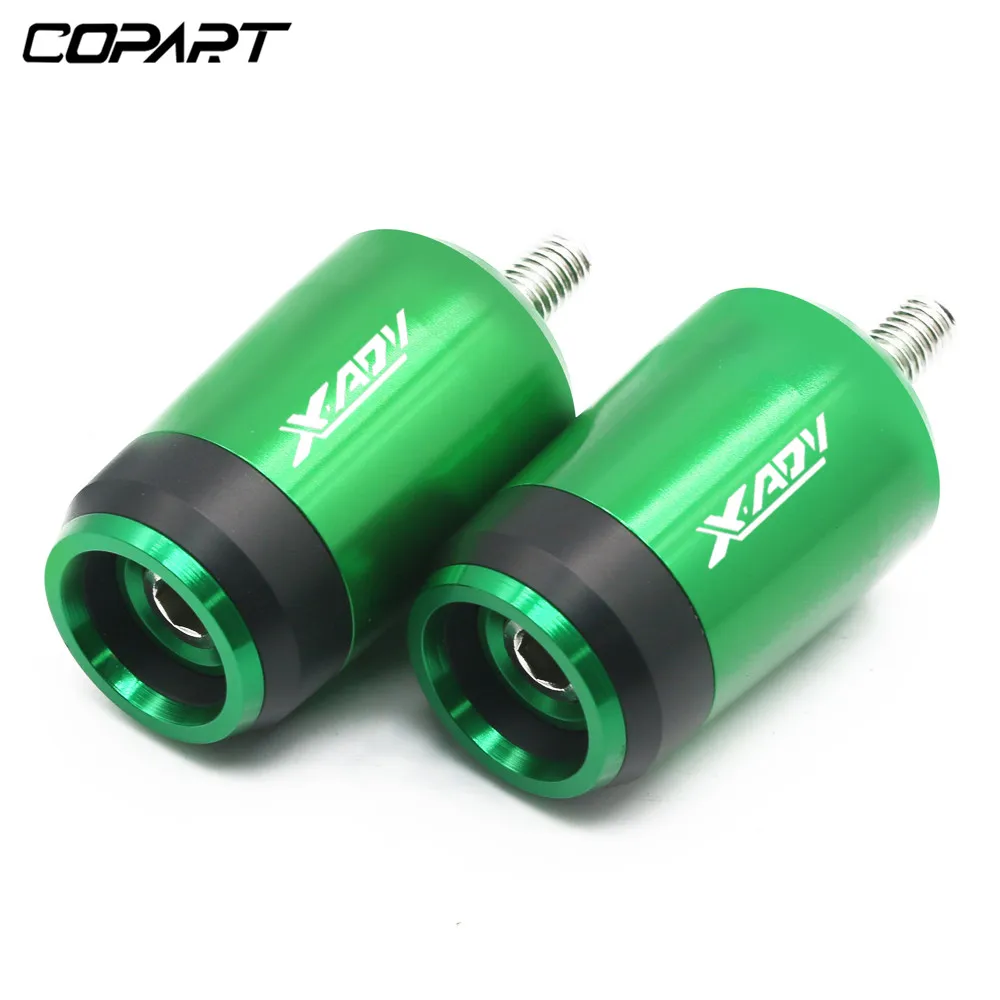 Green Новая мотоциклетная обувь 7/" CNC ручка для мотоцикла наконечники для ручки управления мотоциклом Кепки заглушки аксессуары для Yamaha X-ADV 750 X ADV XADV XADV750 - Цвет: Green