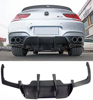 

Freight plus freight V Style Real Carbon Fiber Rear Diffuser For BMW F06 F12 F13 M6 Grand Coupe 640i 650i 2014UP
