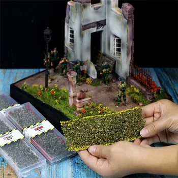 激安 アーキテクチャ新モデル偽フィールド花草のための構築キットのおもちゃhoゲージ鉄道レイアウト森ジオラマデザイン