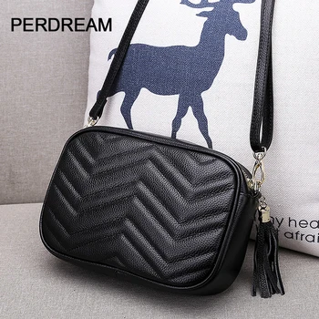 

High-quality bag oblique transoceanic small round bag female 2020 new fashion leather shoulder bag tassel messenger bag