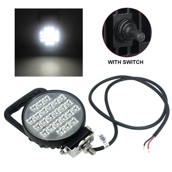 

4.5" Light Bar 24 Leds Work Light 24W Led Fog Lights Bracket for Motorcycles LED Work Light Bar For Jeep Offroad ATV Tractor