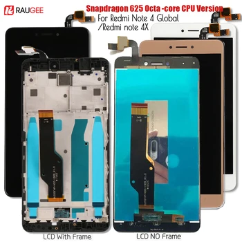 

Phone LCD Screen For Xiaomi Redmi Note 4 4X Display Touch Screen Replacement For Redmi Note 4 Lcd Digitizer Snapdragon 625 CPU