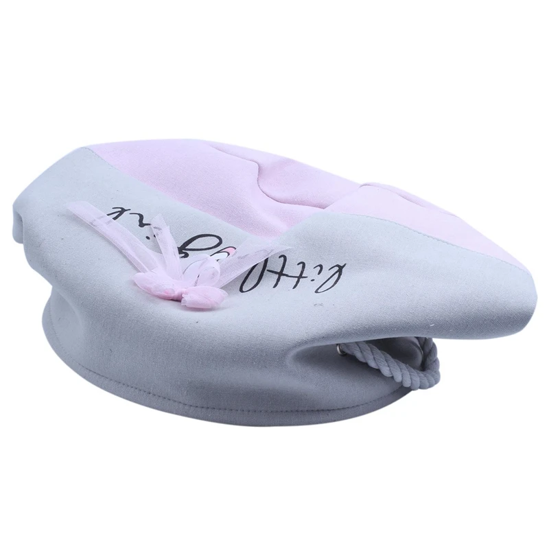 35*40cm Pink Laundry Basket for Dirty Clothes Cotton Ballet Girl Bow Print Toys Organizer Home Storage& Organization