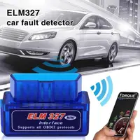 MINI ELM327 V1.5 OBD2 skaner silnika OBD 2 OBDII ELM 327 V 1 5 samochód Adapter diagnostyczny Bluetooth kompatybilny Auto narzędzie