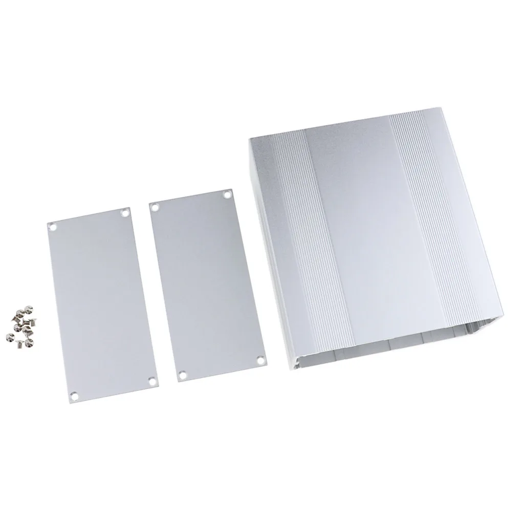 Aluminum Box Circuit PCB Board Enclosure Case Project Electronic Box DIY- 160x145x68mm (LxWxH)