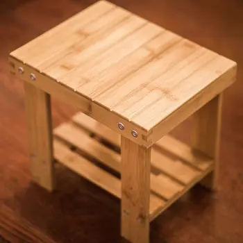

Children Kids Bench Stool Bamboo Multi-purpose Smooth Lightweight for Home PI669