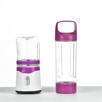 

Double Cup Rechargeable Juicing Cup Portable 6 Leaf Juicing Cup Mini Milkshake Small Juicer Multifunctional Juicer