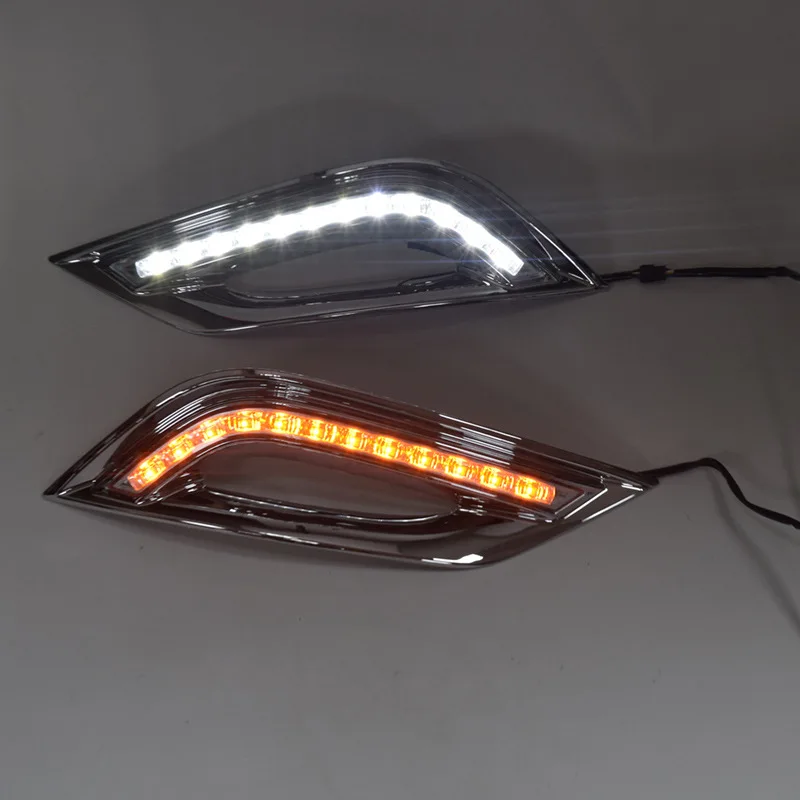 

11-12-Modern Cable Eight Days Portable Lighters Old Sonata Eight Generations Only Fog Modification Cable 8LED Front Bumper Light