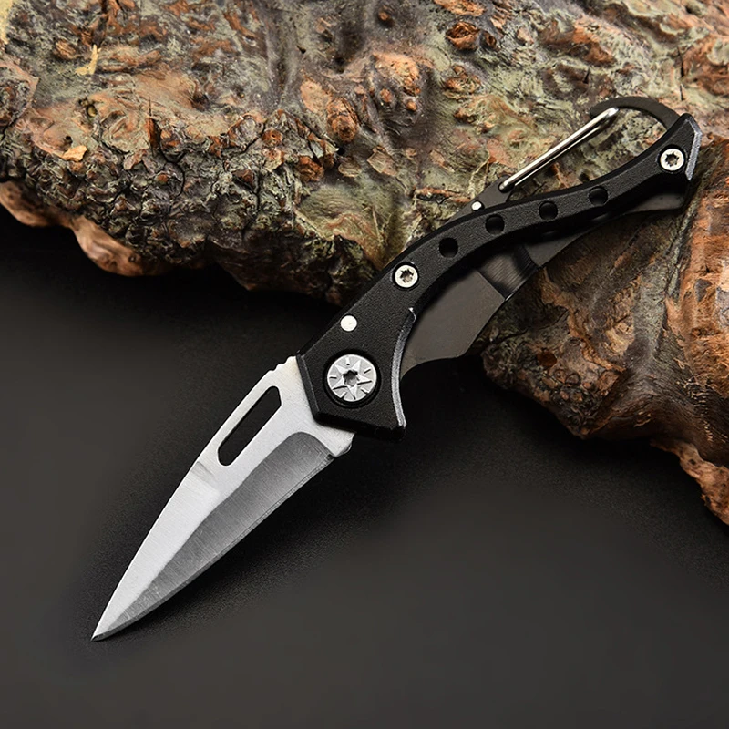 

Jia Feast Knife Stainless Steel Outdoor Saber Defensive Folding Knife Open Edge Sharp Tactical Knife Camping Outdoor Knife