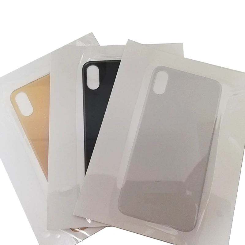 Задняя крышка с большим отверстием стекло для iPhone XS MAX X ЖК экран заднее запасные