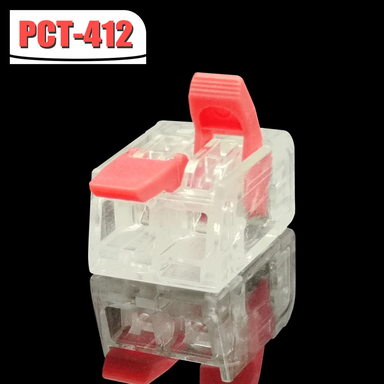 red 2p Тип 30/50 шт 412 413 415 Универсальный Компактный проводов разъем клеммные колодки наконечники для провода соединитель AWG 28-12 - Цвет: red 2p