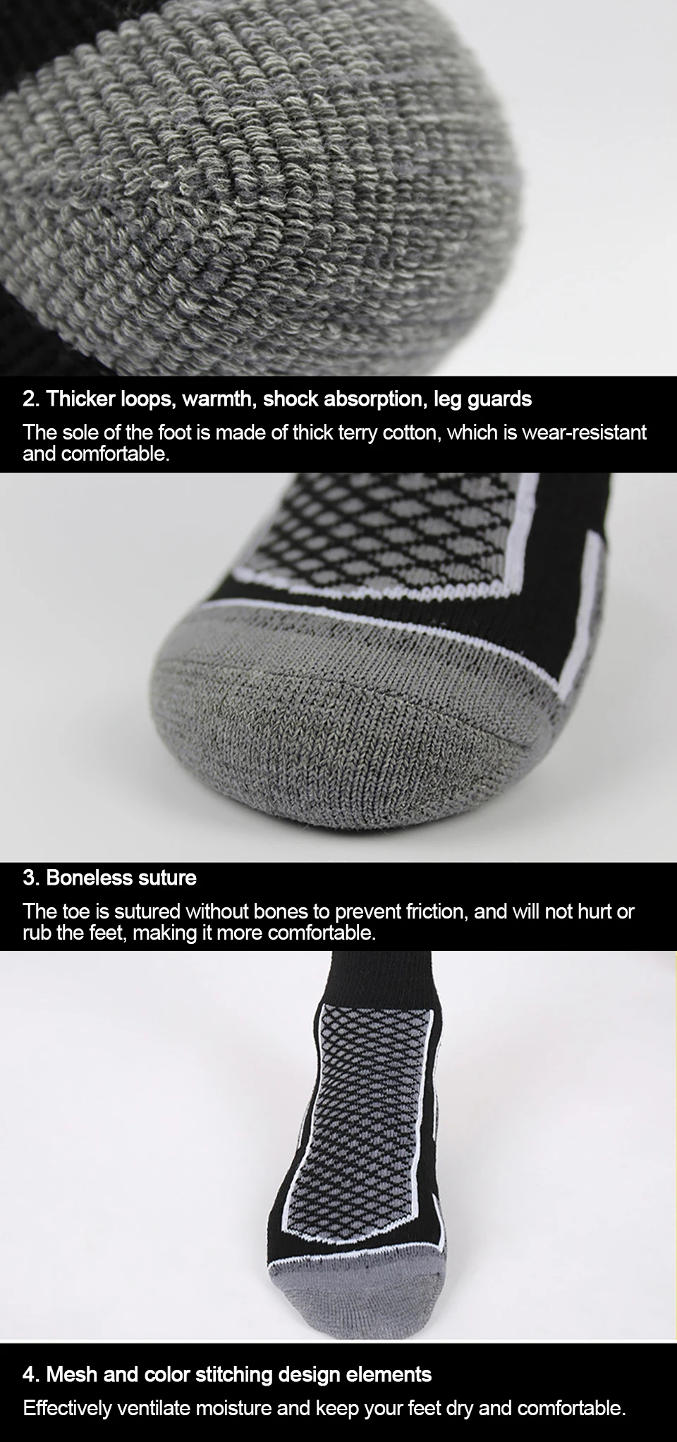 Chaussettes Femmes Motif Pingouin - Courtes, Décontractées - Pour Ski, Sport D'hiver, Extérieur - Fibres Absorbantes, Confortables