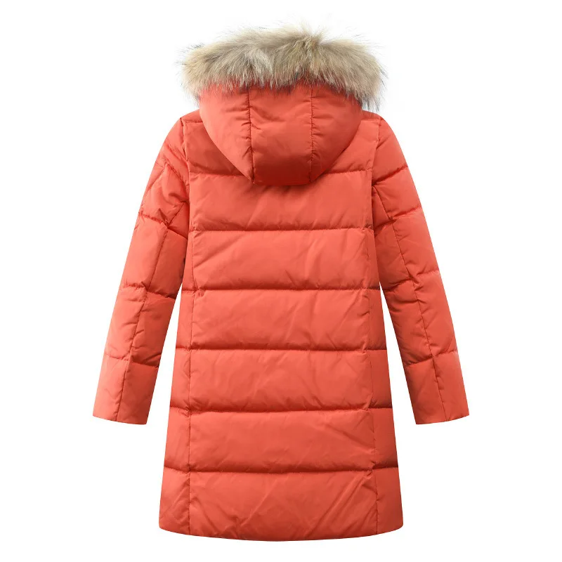 Г. Зимние теплые пуховики для мальчиков плотная модная Длинная модель ...