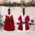 Рождественская Крышка Бутылки Вина Merry Christmas Decor For Home 2021 Navidad Noel Рождественские Украшения Рождественский Подарок Happy New Year 2022