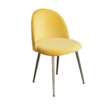 

Nordic back simple bedroom girl nail dressing makeup chair ins wind net red dining chair desk stool